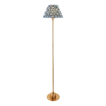 Endon 114778 - LED Lámpara de pie regulable y recargable BURLEY LED/1,5W/5V latón/azul