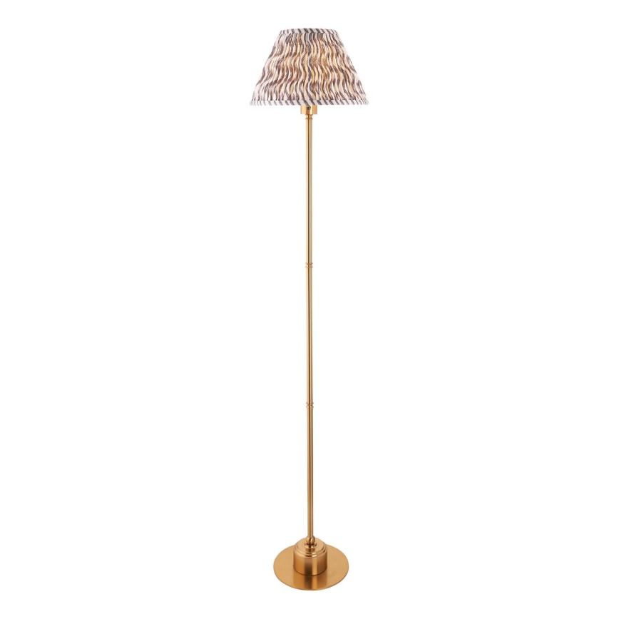Endon 114785 - LED Lámpara de pie regulable y recargable BURLEY LED/1,5W/5V latón/gris