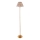 Endon 114785 - LED Lámpara de pie regulable y recargable BURLEY LED/1,5W/5V latón/gris