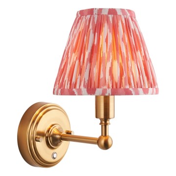 Endon 114817 - Aplique LED recargable y regulable BURLEY LED/1,5W/5V latón/rosa