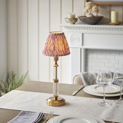 Endon 114842 - Lámpara de mesa LED recargable y regulable MORTON LED/1,5W/5V 3600 mAh latón/rosa