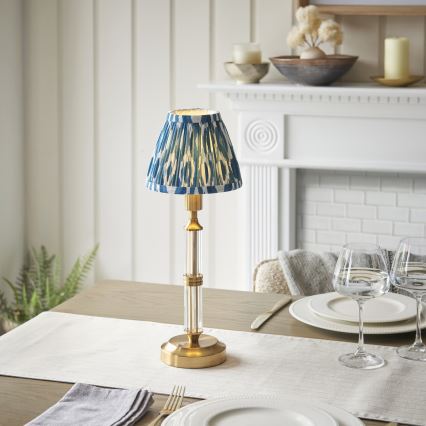 Endon 114846 - Lámpara de mesa LED recargable y regulable MORTON LED/1,5W/5V  latón/azul