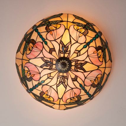 Endon 63922 - Plafón ASHTON 2xE27/60W/230V diá. 45 cm