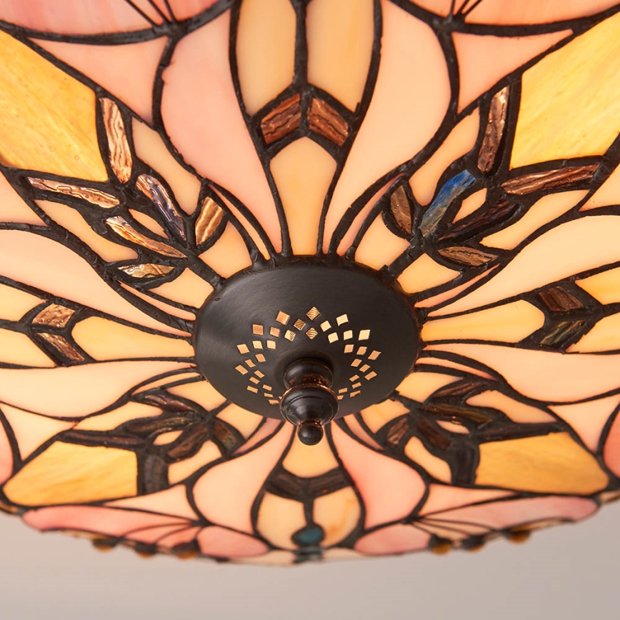 Endon 63922 - Plafón ASHTON 2xE27/60W/230V diá. 45 cm