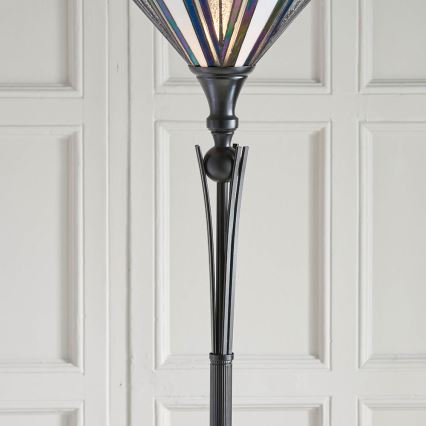 Endon 63933 - Lámpara de pie ASTORIA 1xE27/60W/230V diá. 40 cm