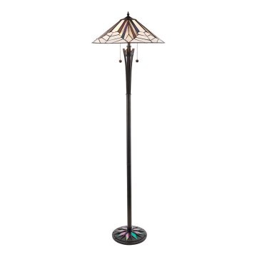 Endon 63934 - Lámpara de pie ASTORIA 2xE27/60W/230V diá. 48 cm