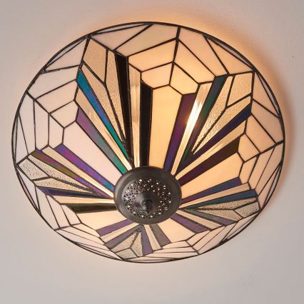 Endon 63935 - Plafón ASTORIA 2xE27/60W/230V diá. 48 cm