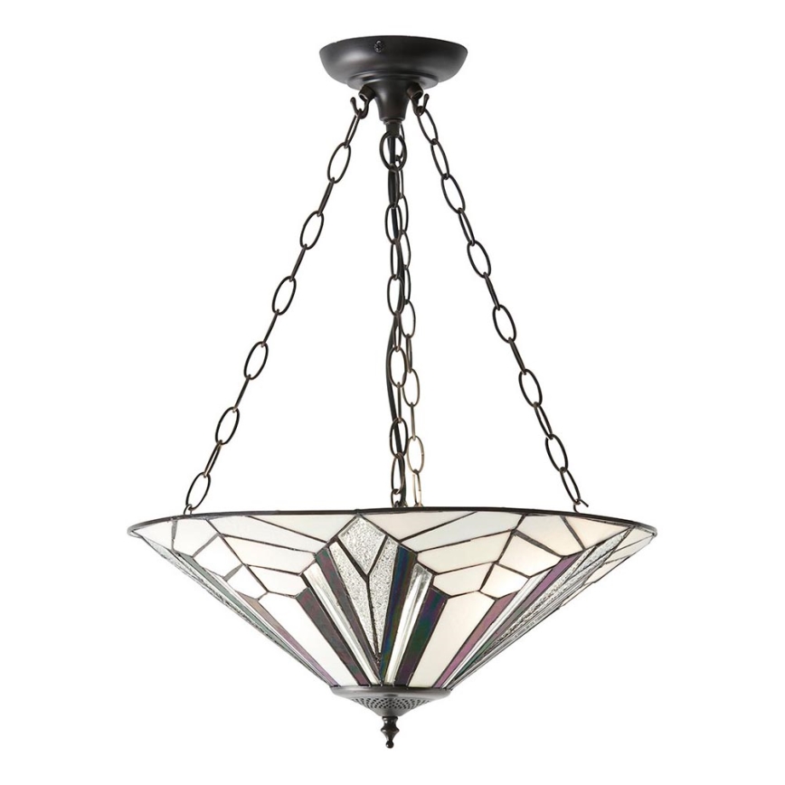 Endon 63936 - Lámpara colgante con cadena ASTORIA 3xE27/60W/230V diá. 48 cm