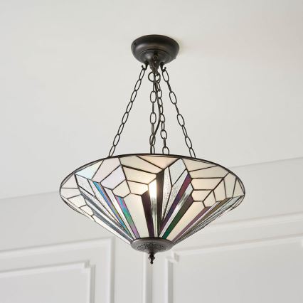 Endon 63936 - Lámpara colgante con cadena ASTORIA 3xE27/60W/230V diá. 48 cm