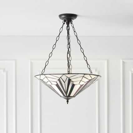 Endon 63936 - Lámpara colgante con cadena ASTORIA 3xE27/60W/230V diá. 48 cm