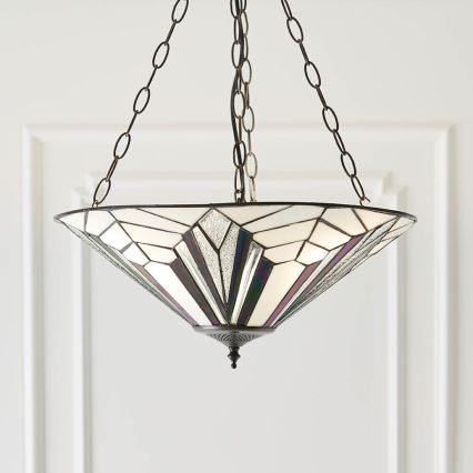 Endon 63936 - Lámpara colgante con cadena ASTORIA 3xE27/60W/230V diá. 48 cm