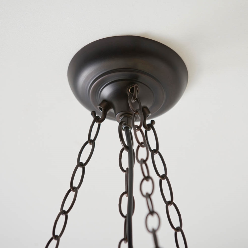 Endon 63936 - Lámpara colgante con cadena ASTORIA 3xE27/60W/230V diá. 48 cm