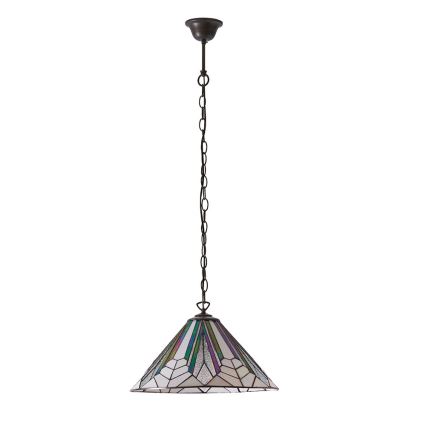 Endon 63937 - Lámpara colgante con cadena ASTORIA 1xE27/60W/230V diá. 40 cm
