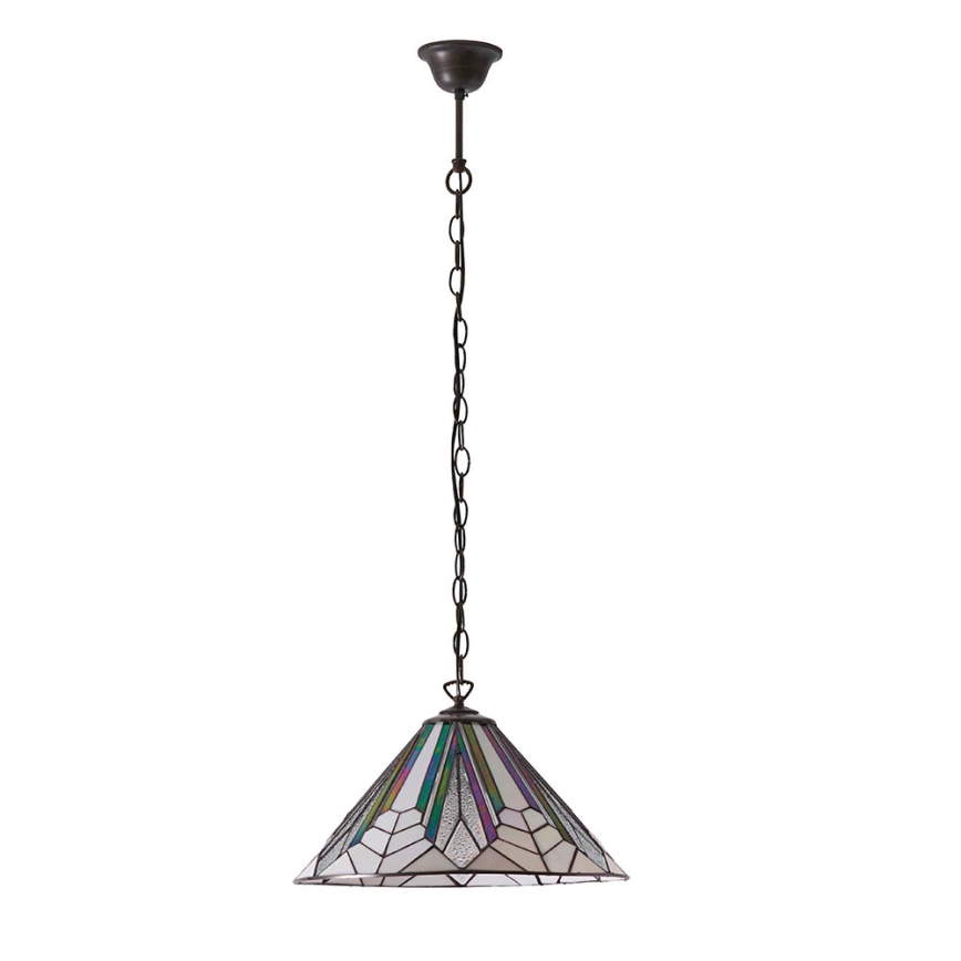 Endon 63937 - Lámpara colgante con cadena ASTORIA 1xE27/60W/230V diá. 40 cm