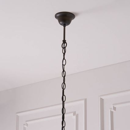Endon 63937 - Lámpara colgante con cadena ASTORIA 1xE27/60W/230V diá. 40 cm
