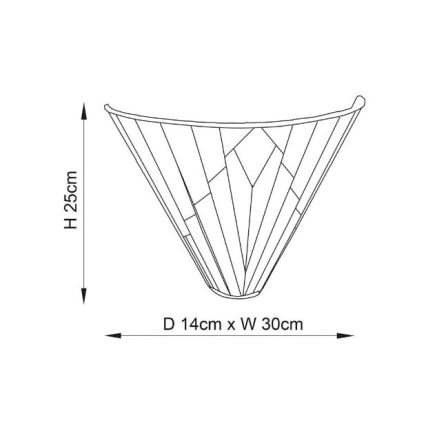 Endon 63940 - Aplique ASTORIA 1xE14/40W/230V
