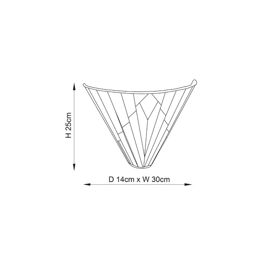 Endon 63940 - Aplique ASTORIA 1xE14/40W/230V