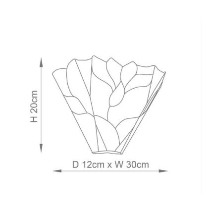 Endon 63964 - Aplique BOTANICA 1xE14/40W/230V