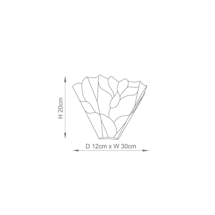 Endon 63964 - Aplique BOTANICA 1xE14/40W/230V