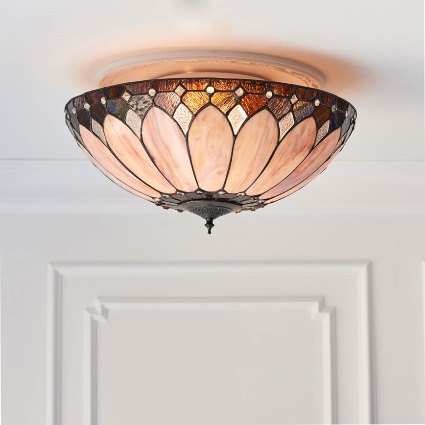 Endon 63973 - Plafón BROOKLYN 2xE14/60W/230V diá. 50 cm