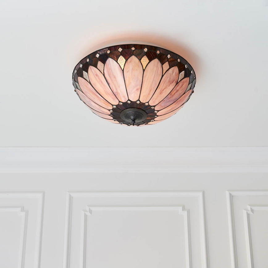 Endon 63973 - Plafón BROOKLYN 2xE14/60W/230V diá. 50 cm