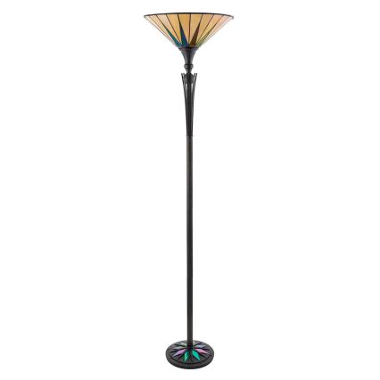 Endon 64042 - Lámpara de pie DARK STAR 1xE27/60W/230V diá. 42 cm