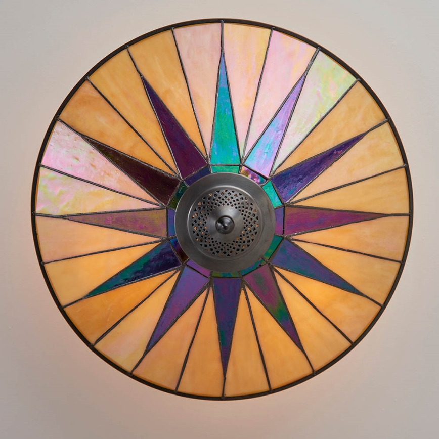 Endon 64043 - Lámpara de techo DARK STAR 3xE27/60W/230V diá. 49 cm