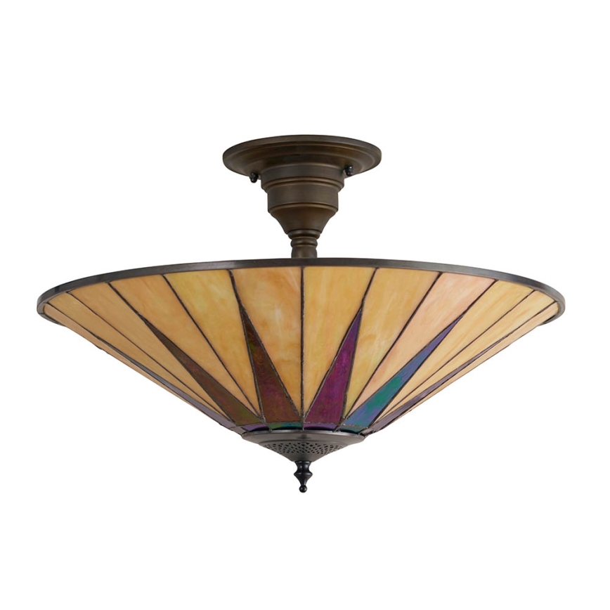 Endon 64043 - Lámpara de techo DARK STAR 3xE27/60W/230V diá. 49 cm
