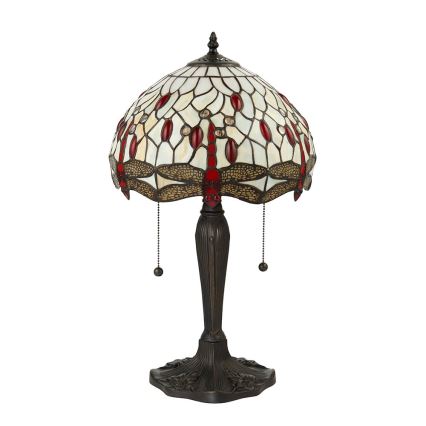 Endon 64086 - Lámpara de mesa DRAGONFLY 2xE27/60W/230V diá. 30 cm