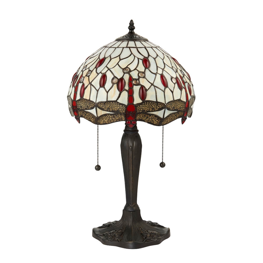 Endon 64086 - Lámpara de mesa DRAGONFLY 2xE27/60W/230V diá. 30 cm