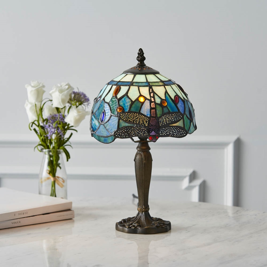 Endon 64088 - Lámpara de mesa DRAGONFLY 1xE14/40W/230V diá. 20 cm