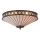 Endon 64145 - Plafón FARGO 2xE27/60W/230V diá. 41,5 cm