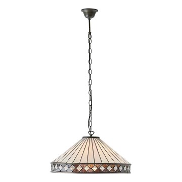 Endon 64147 - Lámpara colgante con cadena FARGO 1xE27/60W/230V diá. 50 cm