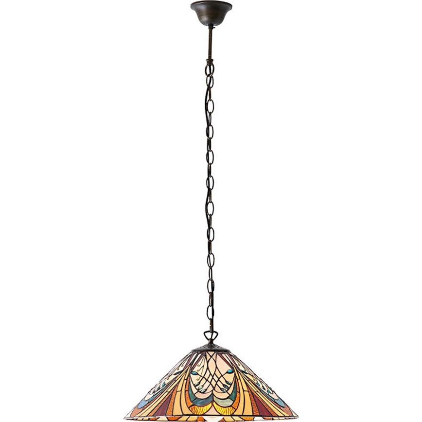 Endon 64162 - Lámpara colgante con cadena HECTOR 1xE27/60W/230V diá. 40 cm