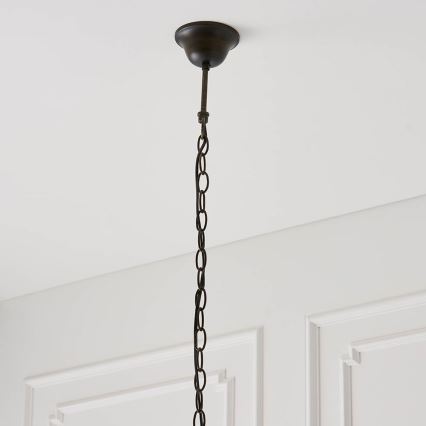 Endon 64162 - Lámpara colgante con cadena HECTOR 1xE27/60W/230V diá. 40 cm