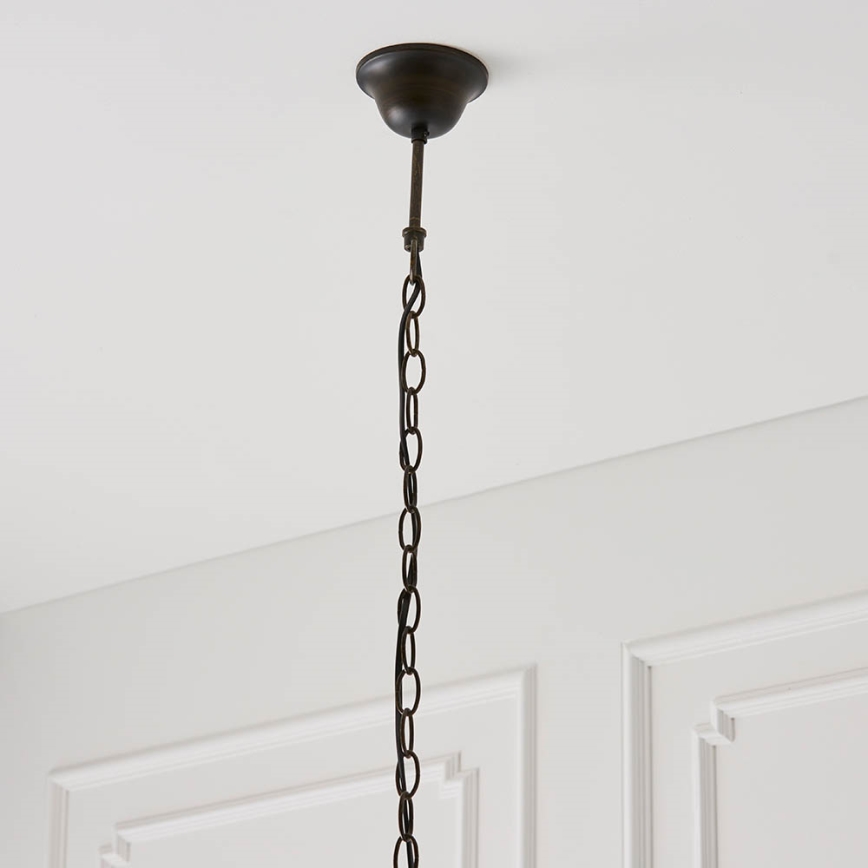 Endon 64162 - Lámpara colgante con cadena HECTOR 1xE27/60W/230V diá. 40 cm