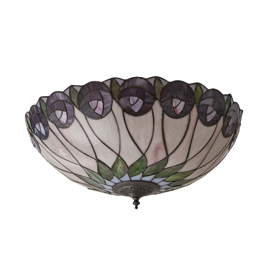 Endon 64173 - Plafón HUTCHINSON 2xE27/60W/230V diá. 50 cm