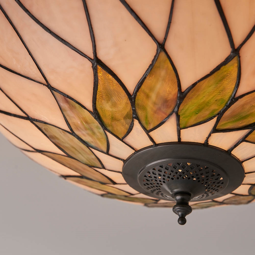 Endon 64173 - Plafón HUTCHINSON 2xE27/60W/230V diá. 50 cm
