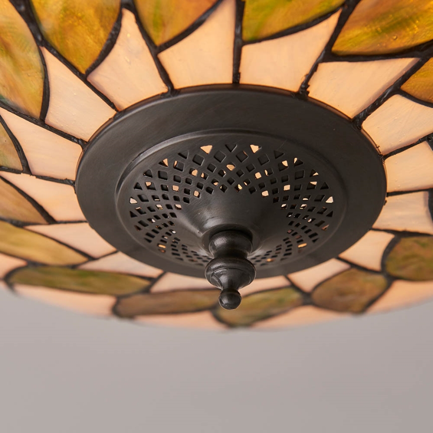Endon 64173 - Plafón HUTCHINSON 2xE27/60W/230V diá. 50 cm