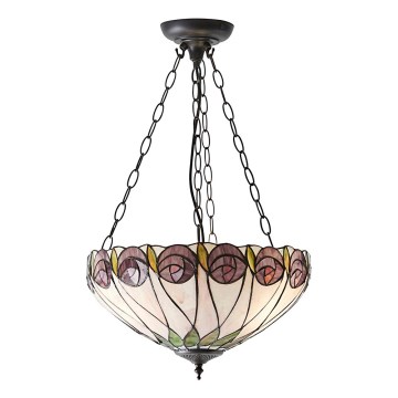 Endon 64175 - Lámpara colgante con cadena HUTCHINSON 3xE27/60W/230V diá. 40 cm