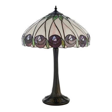 Endon 64177 - Lámpara de mesa HUTCHINSON 1xE27/60W/230V diá. 40 cm