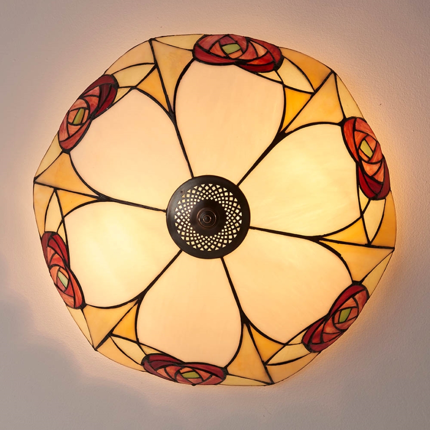 Endon 64182 - Plafón INGRAM 2xE27/60W/230V diá. 45 cm
