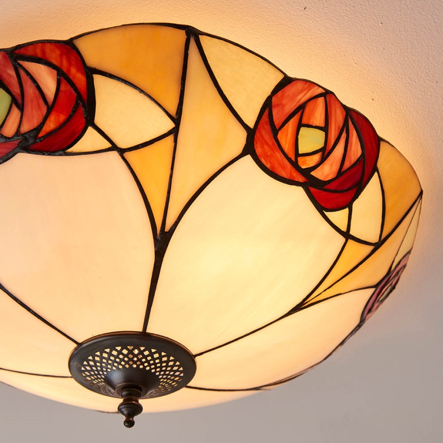 Endon 64182 - Plafón INGRAM 2xE27/60W/230V diá. 45 cm