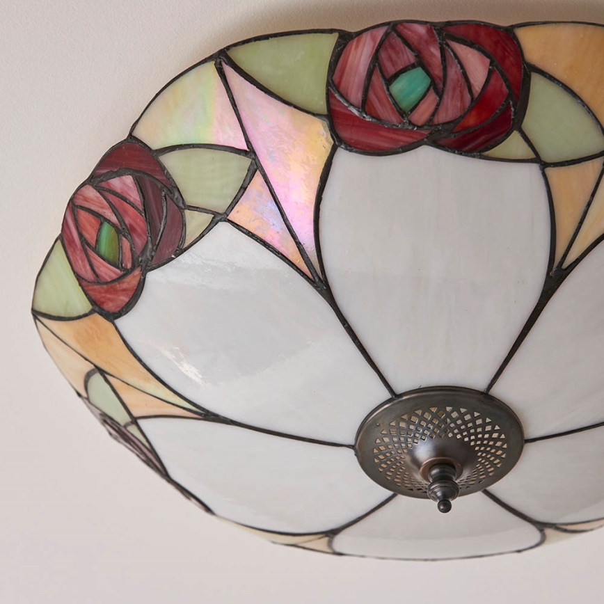 Endon 64182 - Plafón INGRAM 2xE27/60W/230V diá. 45 cm