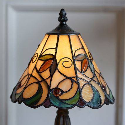 Endon 64196 - Lámpara de mesa JAMELIA 1xE14/40W/230V diá. 20 cm