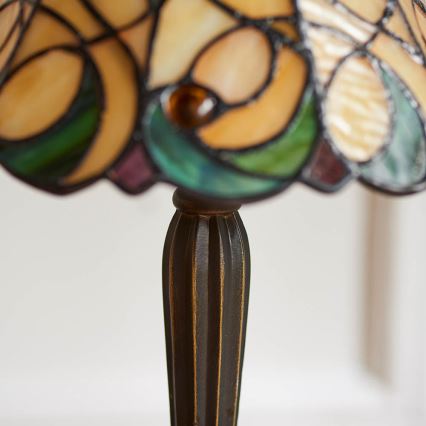 Endon 64196 - Lámpara de mesa JAMELIA 1xE14/40W/230V diá. 20 cm