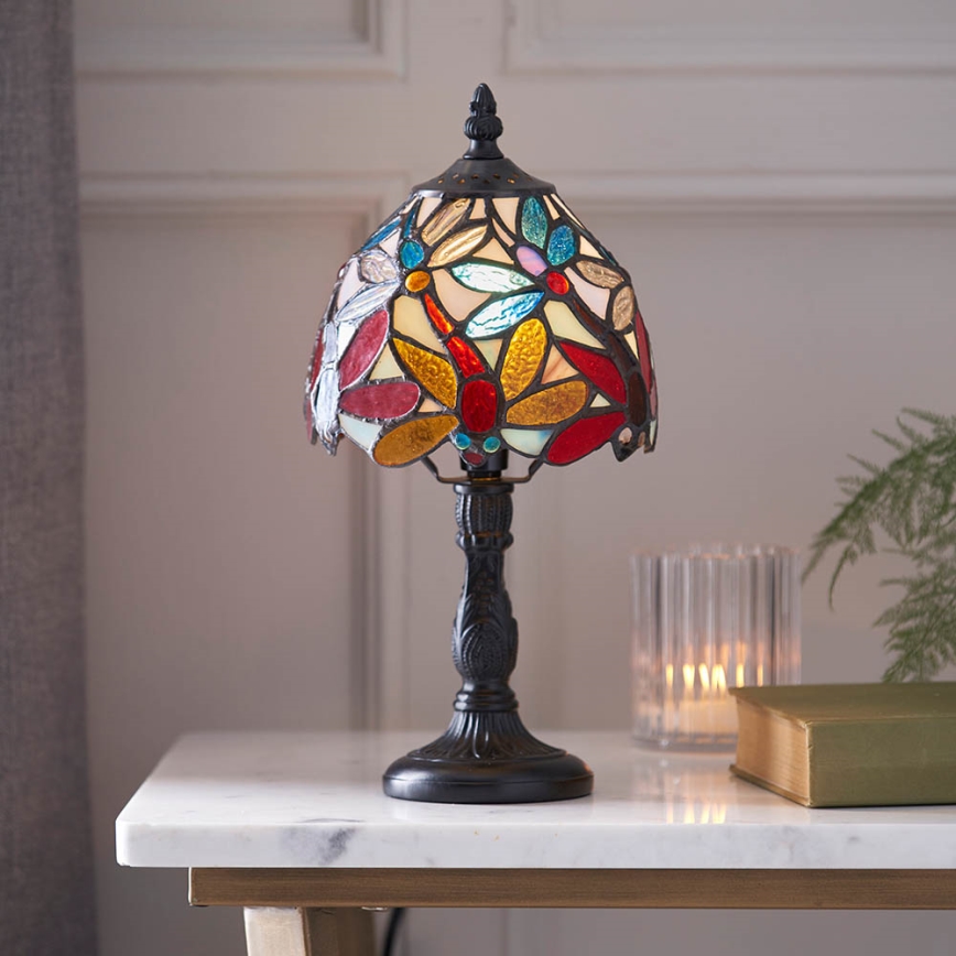 Endon 64246 - Lámpara de mesa LORETTE 1xE14/40W/230V diá. 15 cm