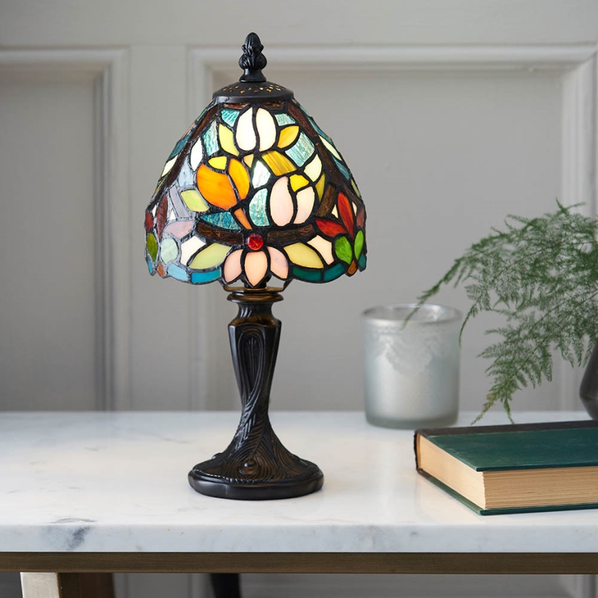 Endon 64331 - Lámpara de mesa SYLVETTE 1xE14/40W/230V diá. 15 cm