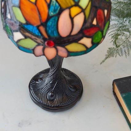 Endon 64331 - Lámpara de mesa SYLVETTE 1xE14/40W/230V diá. 15 cm