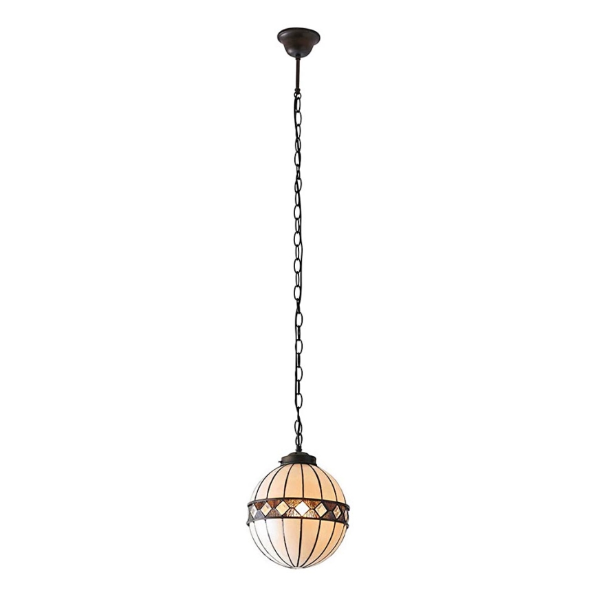 Endon 67044 - Lámpara colgante con cadena FARGO 1xE14/40W/230V diá. 25,5 cm